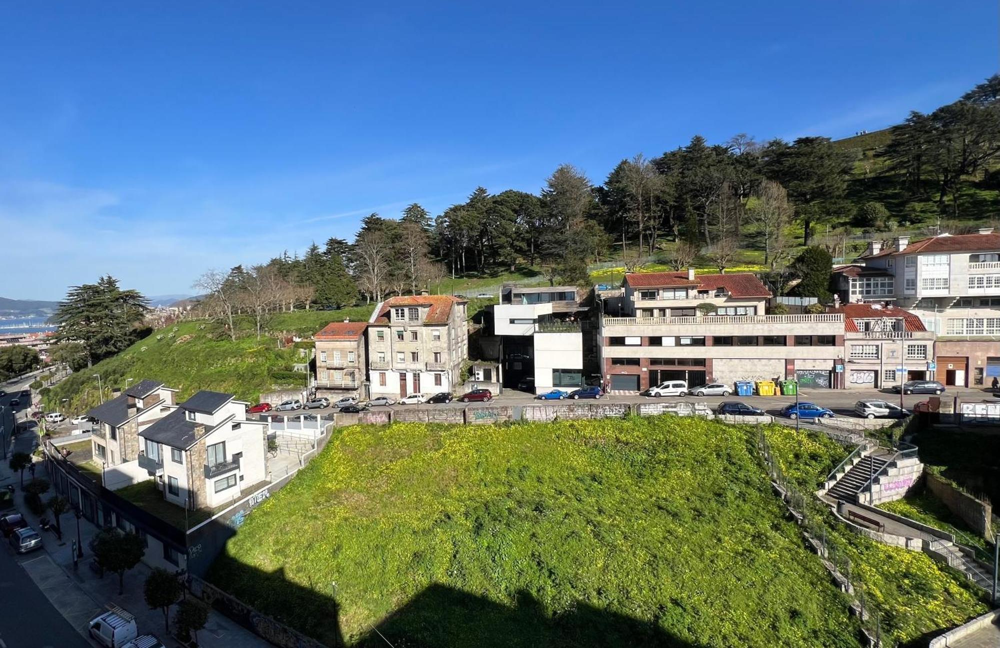 La Terraza Del Atico Con Parking Incluido Appartement Comarca de Comarca de Vigo Buitenkant foto